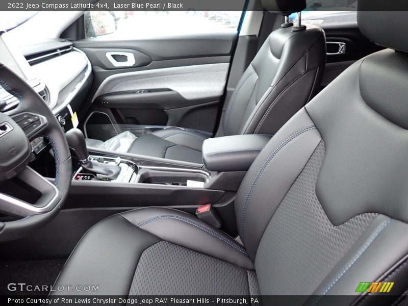 Laser Blue Pearl / Black 2022 Jeep Compass Latitude 4x4