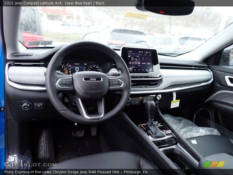 Laser Blue Pearl / Black 2022 Jeep Compass Latitude 4x4