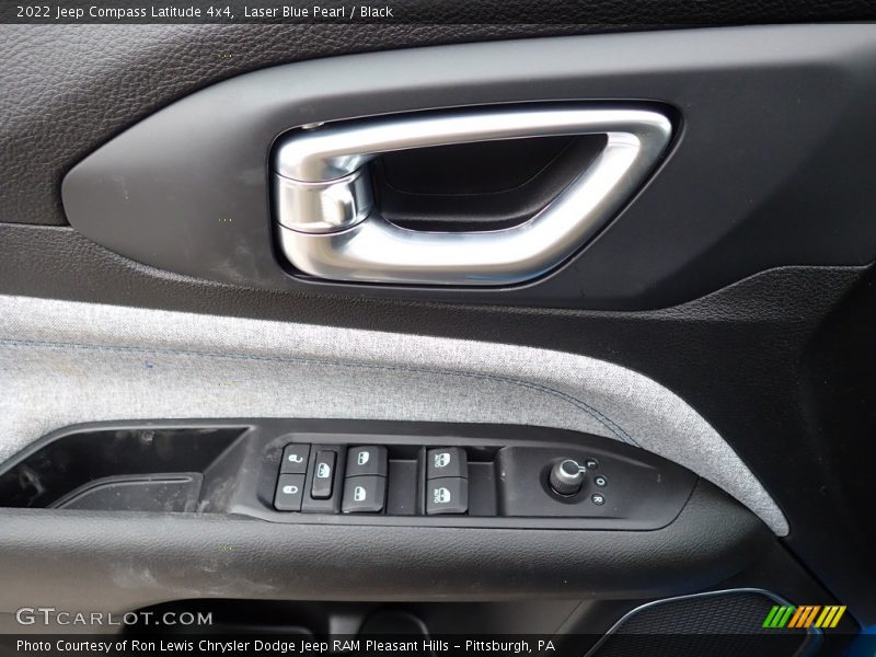 Laser Blue Pearl / Black 2022 Jeep Compass Latitude 4x4