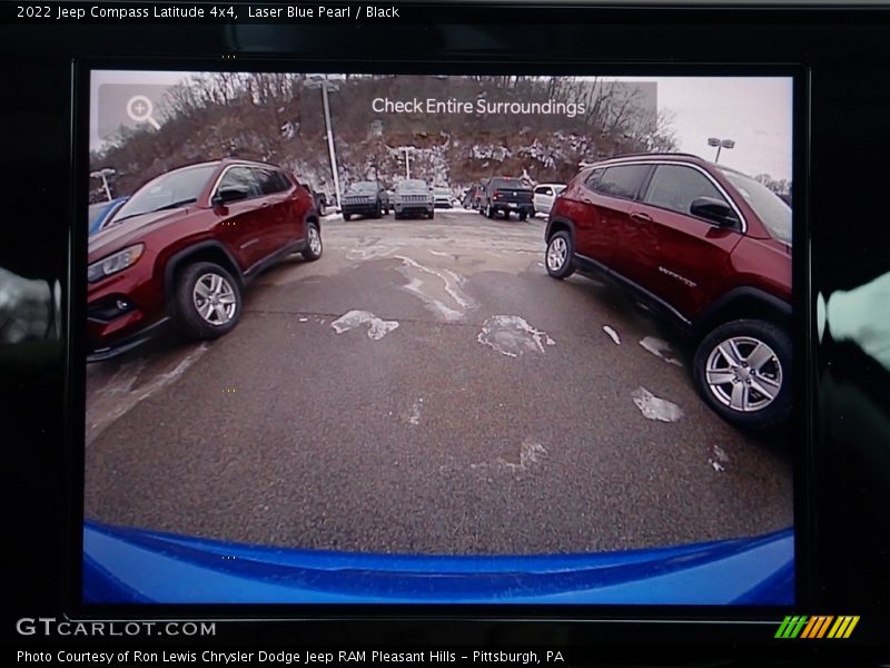 Laser Blue Pearl / Black 2022 Jeep Compass Latitude 4x4