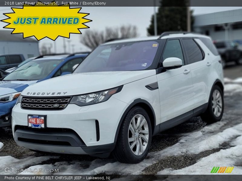 Fuji White / Ebony/Ebony 2018 Land Rover Discovery SE