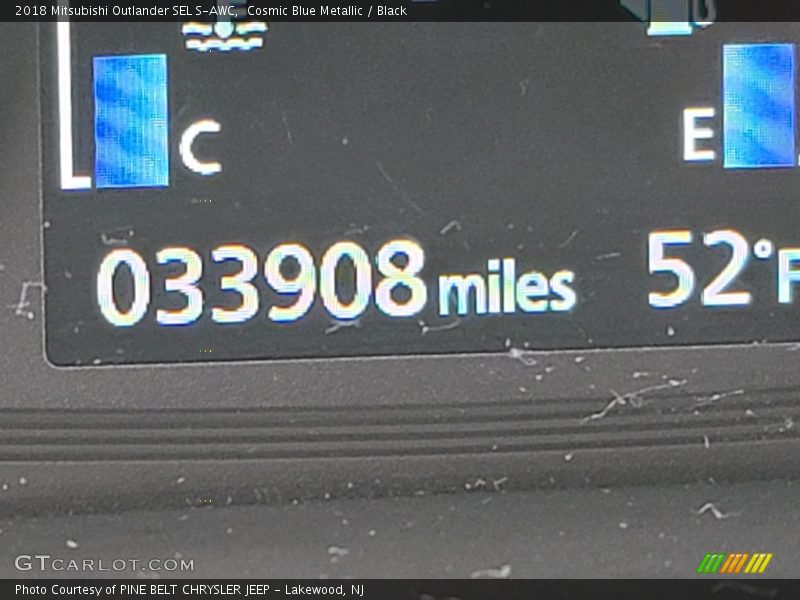 Cosmic Blue Metallic / Black 2018 Mitsubishi Outlander SEL S-AWC