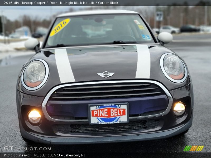 Midnight Black Metallic / Carbon Black 2016 Mini Hardtop Cooper 2 Door