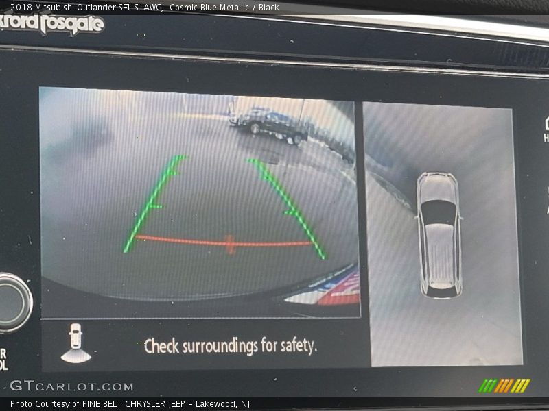 Cosmic Blue Metallic / Black 2018 Mitsubishi Outlander SEL S-AWC