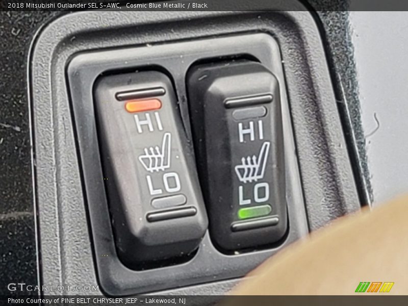 Cosmic Blue Metallic / Black 2018 Mitsubishi Outlander SEL S-AWC