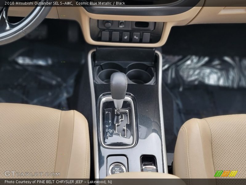 Cosmic Blue Metallic / Black 2018 Mitsubishi Outlander SEL S-AWC