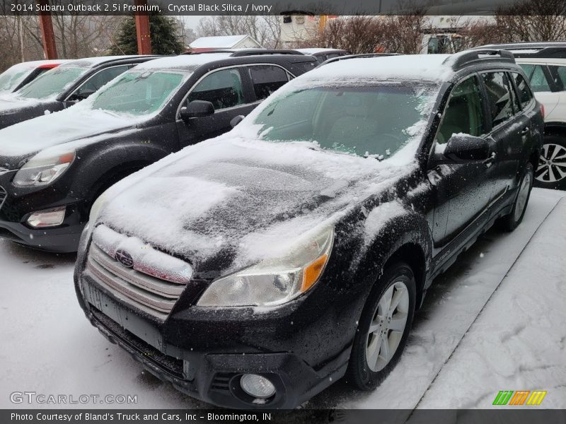 Crystal Black Silica / Ivory 2014 Subaru Outback 2.5i Premium