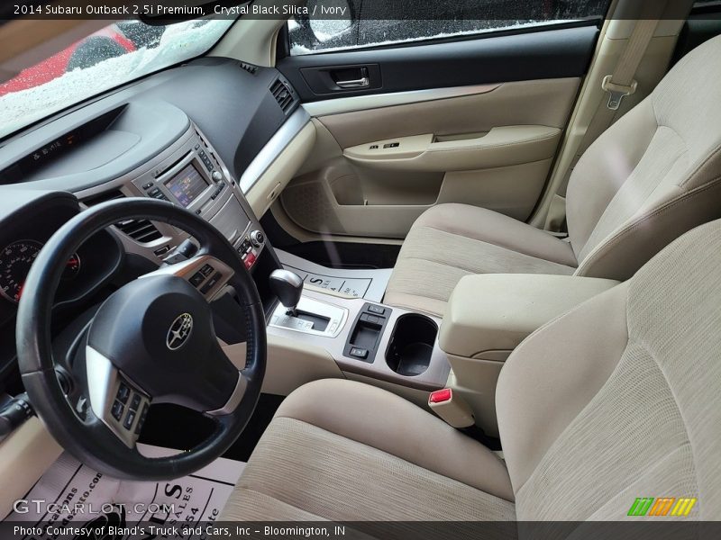 Crystal Black Silica / Ivory 2014 Subaru Outback 2.5i Premium
