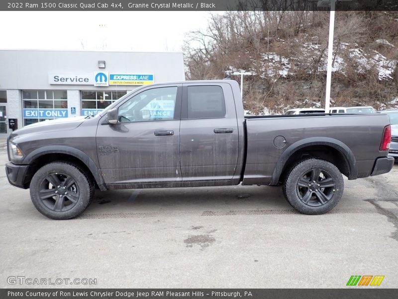 Granite Crystal Metallic / Black 2022 Ram 1500 Classic Quad Cab 4x4