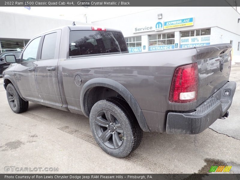 Granite Crystal Metallic / Black 2022 Ram 1500 Classic Quad Cab 4x4