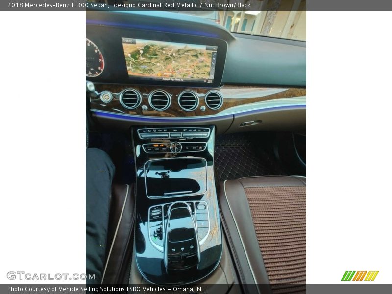 designo Cardinal Red Metallic / Nut Brown/Black 2018 Mercedes-Benz E 300 Sedan