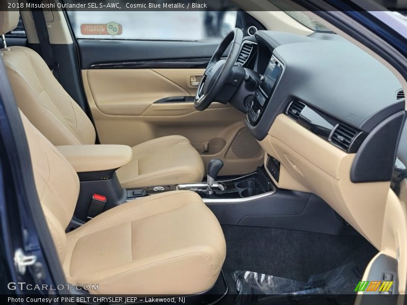 Cosmic Blue Metallic / Black 2018 Mitsubishi Outlander SEL S-AWC