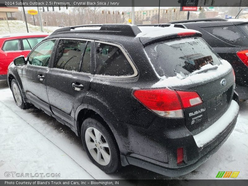 Crystal Black Silica / Ivory 2014 Subaru Outback 2.5i Premium