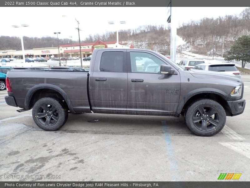 Granite Crystal Metallic / Black 2022 Ram 1500 Classic Quad Cab 4x4