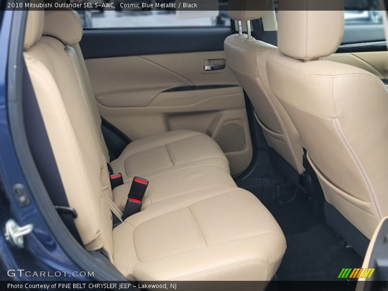 Cosmic Blue Metallic / Black 2018 Mitsubishi Outlander SEL S-AWC