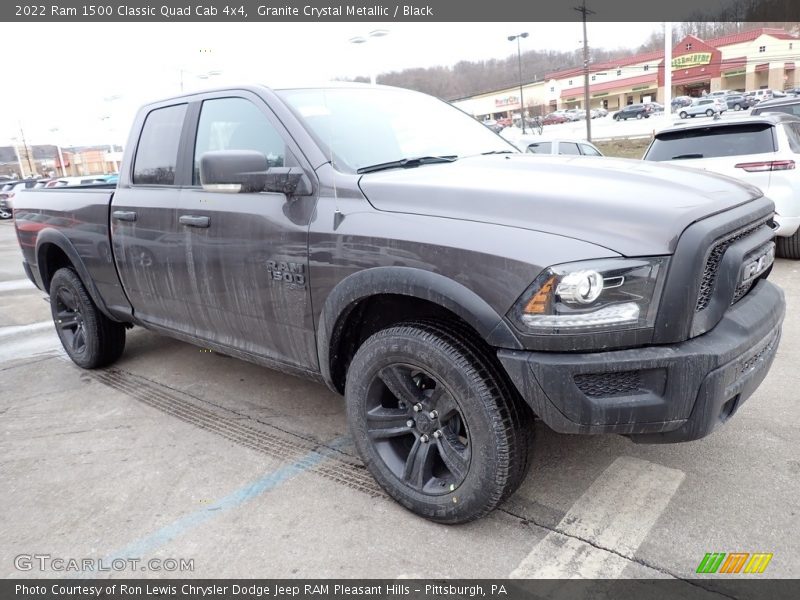 Granite Crystal Metallic / Black 2022 Ram 1500 Classic Quad Cab 4x4