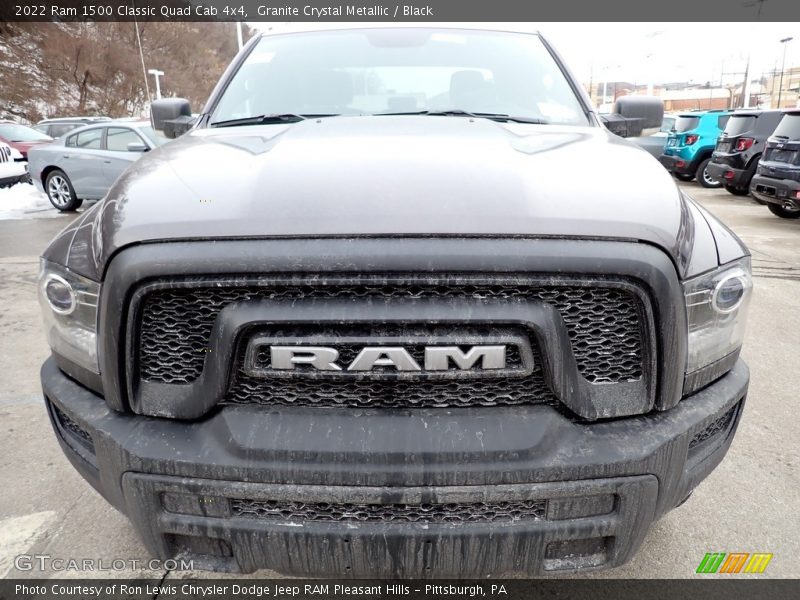 Granite Crystal Metallic / Black 2022 Ram 1500 Classic Quad Cab 4x4