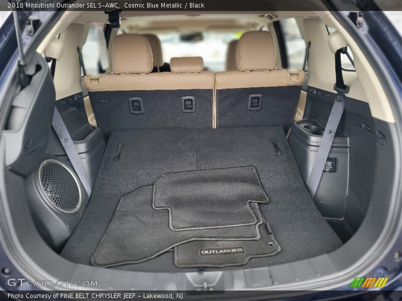 Cosmic Blue Metallic / Black 2018 Mitsubishi Outlander SEL S-AWC