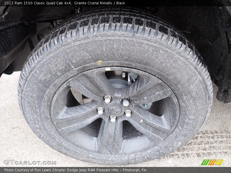 Granite Crystal Metallic / Black 2022 Ram 1500 Classic Quad Cab 4x4