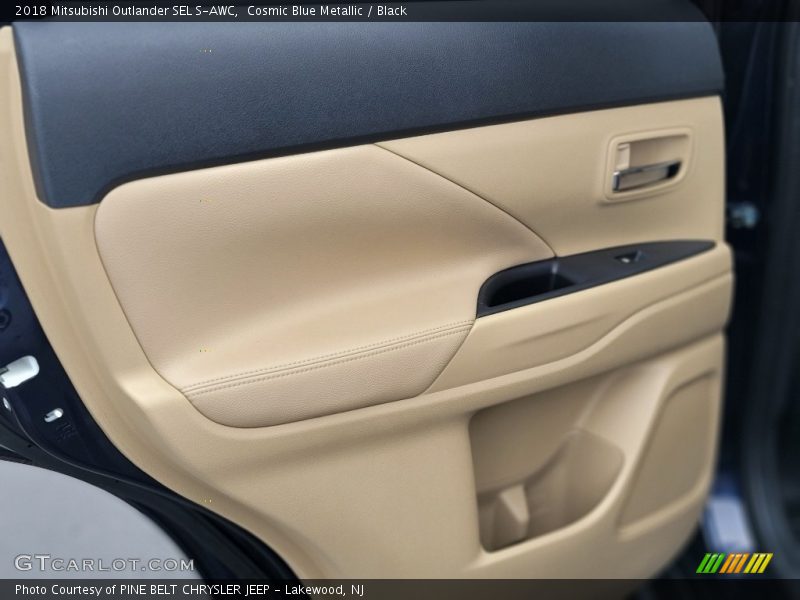 Cosmic Blue Metallic / Black 2018 Mitsubishi Outlander SEL S-AWC