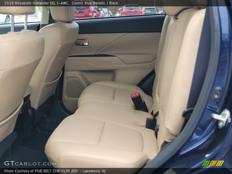 Cosmic Blue Metallic / Black 2018 Mitsubishi Outlander SEL S-AWC