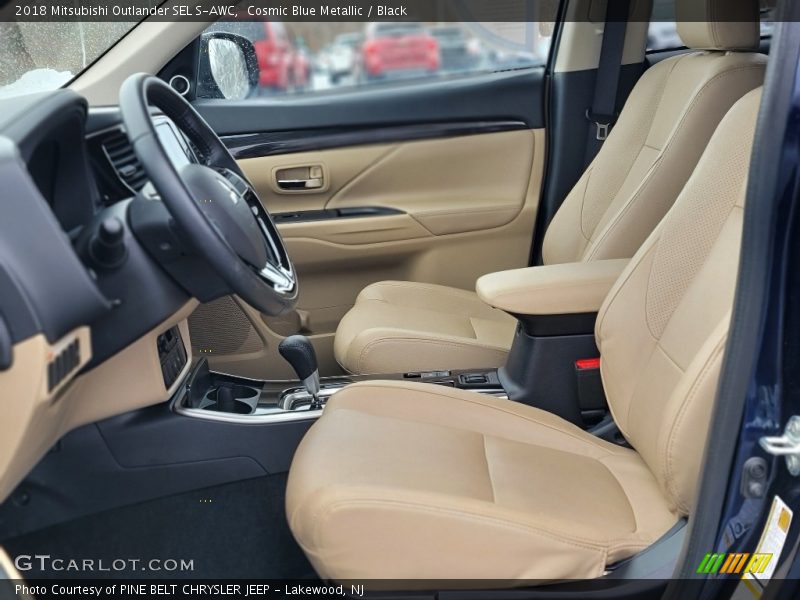 Cosmic Blue Metallic / Black 2018 Mitsubishi Outlander SEL S-AWC