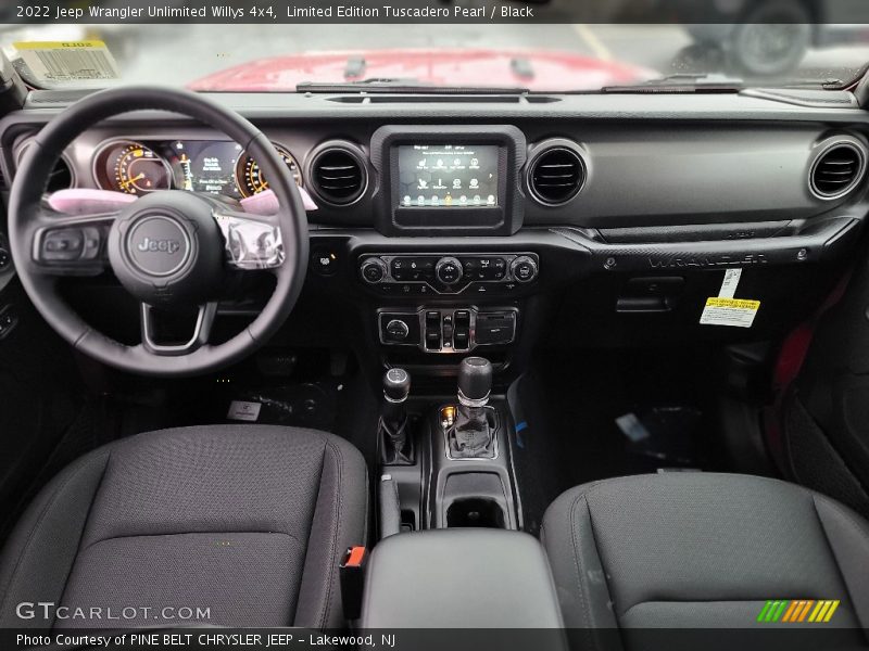 Dashboard of 2022 Wrangler Unlimited Willys 4x4