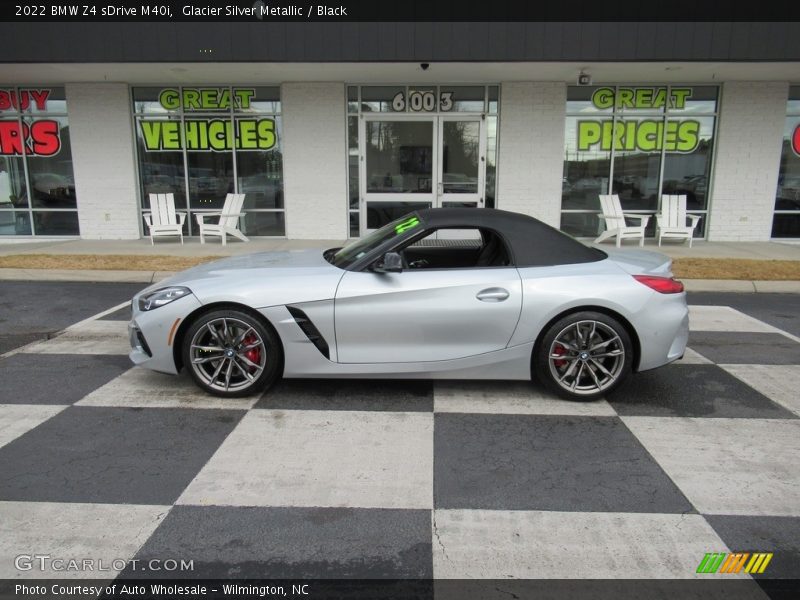 Glacier Silver Metallic / Black 2022 BMW Z4 sDrive M40i