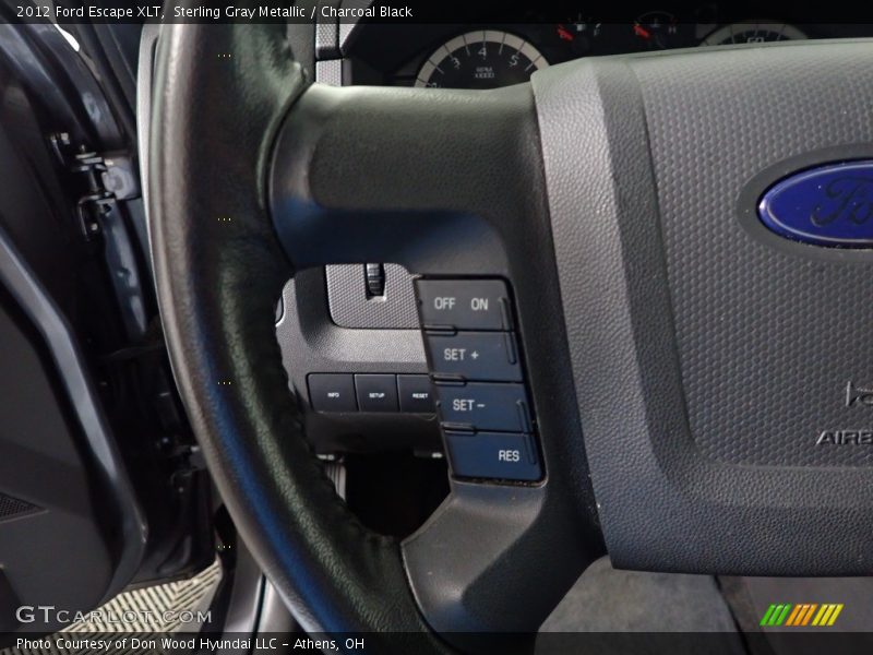 Sterling Gray Metallic / Charcoal Black 2012 Ford Escape XLT