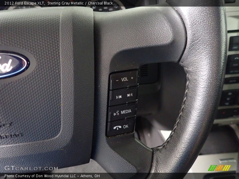Sterling Gray Metallic / Charcoal Black 2012 Ford Escape XLT
