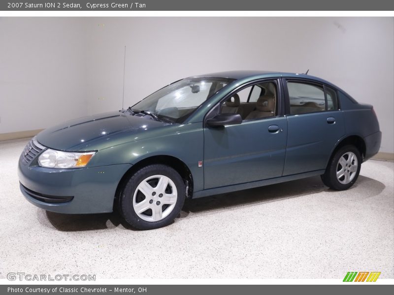 Cypress Green / Tan 2007 Saturn ION 2 Sedan