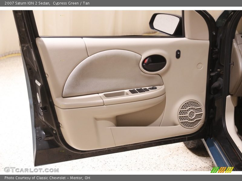 Cypress Green / Tan 2007 Saturn ION 2 Sedan
