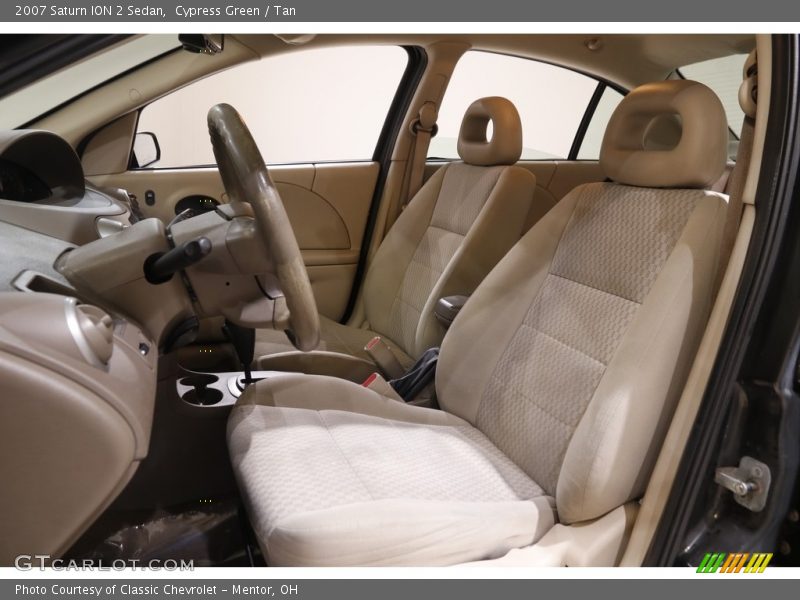 Cypress Green / Tan 2007 Saturn ION 2 Sedan