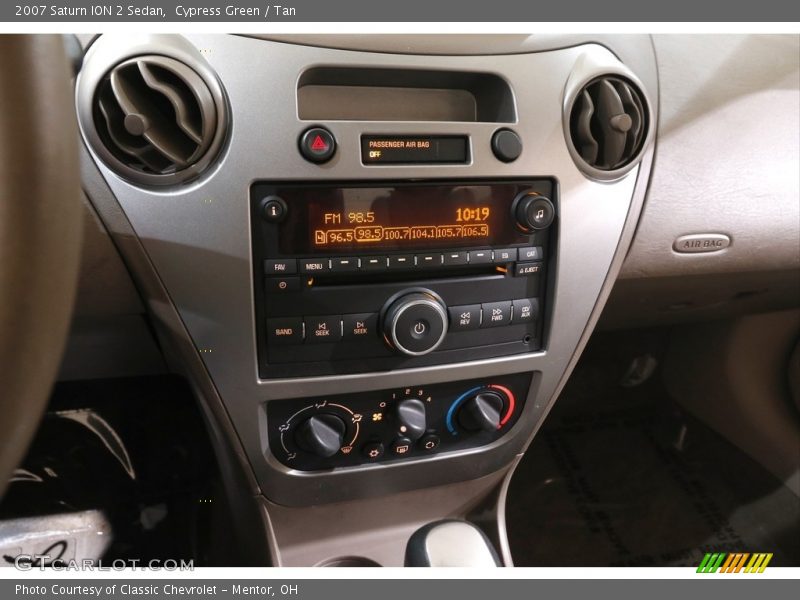 Cypress Green / Tan 2007 Saturn ION 2 Sedan