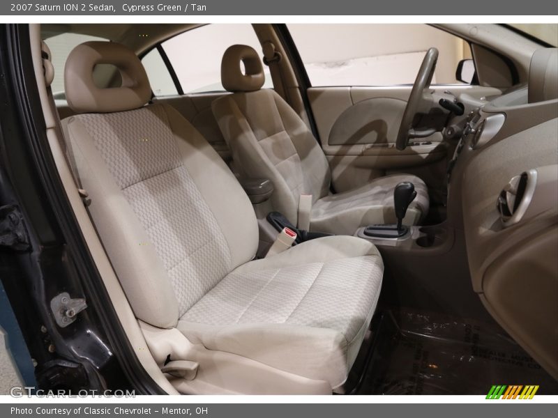 Cypress Green / Tan 2007 Saturn ION 2 Sedan