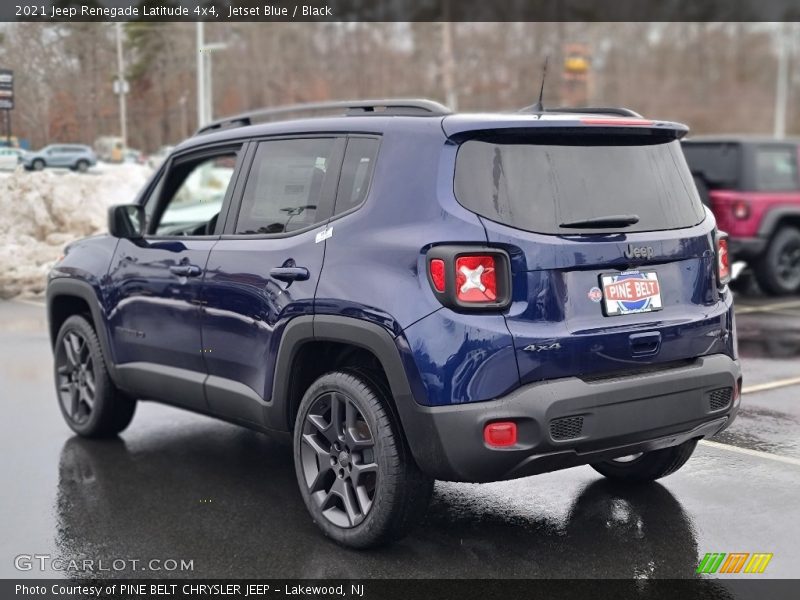 Jetset Blue / Black 2021 Jeep Renegade Latitude 4x4