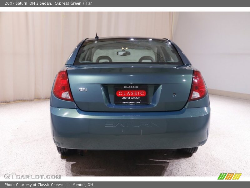 Cypress Green / Tan 2007 Saturn ION 2 Sedan