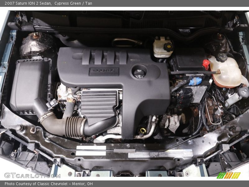 Cypress Green / Tan 2007 Saturn ION 2 Sedan