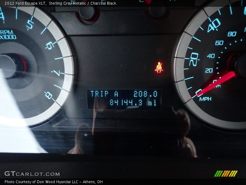 Sterling Gray Metallic / Charcoal Black 2012 Ford Escape XLT