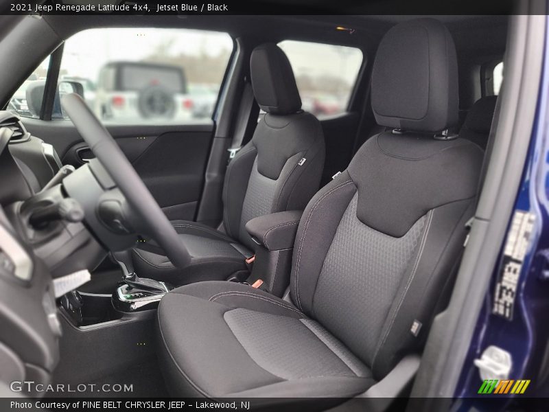 Front Seat of 2021 Renegade Latitude 4x4