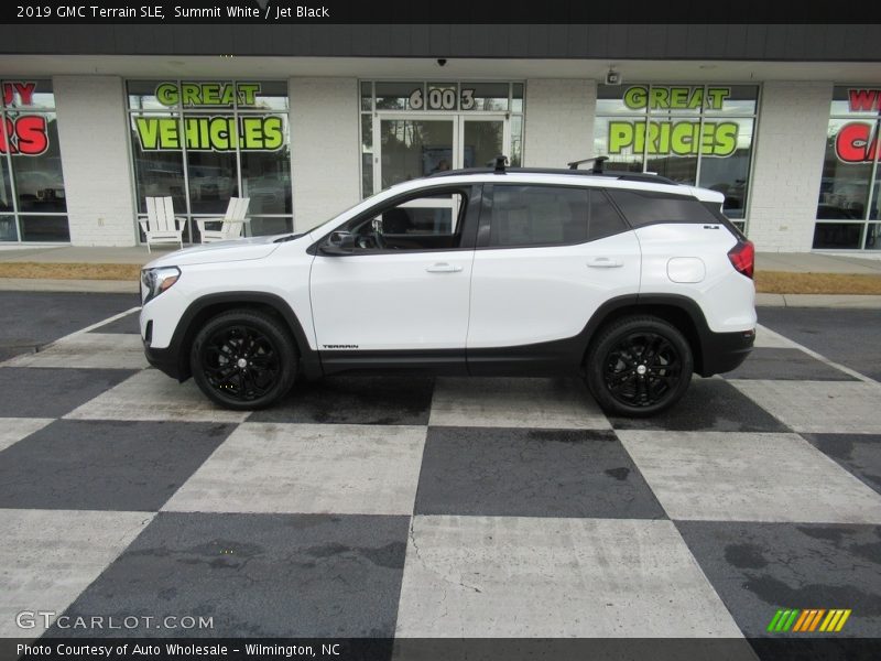 Summit White / Jet Black 2019 GMC Terrain SLE