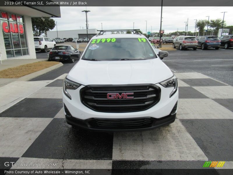 Summit White / Jet Black 2019 GMC Terrain SLE