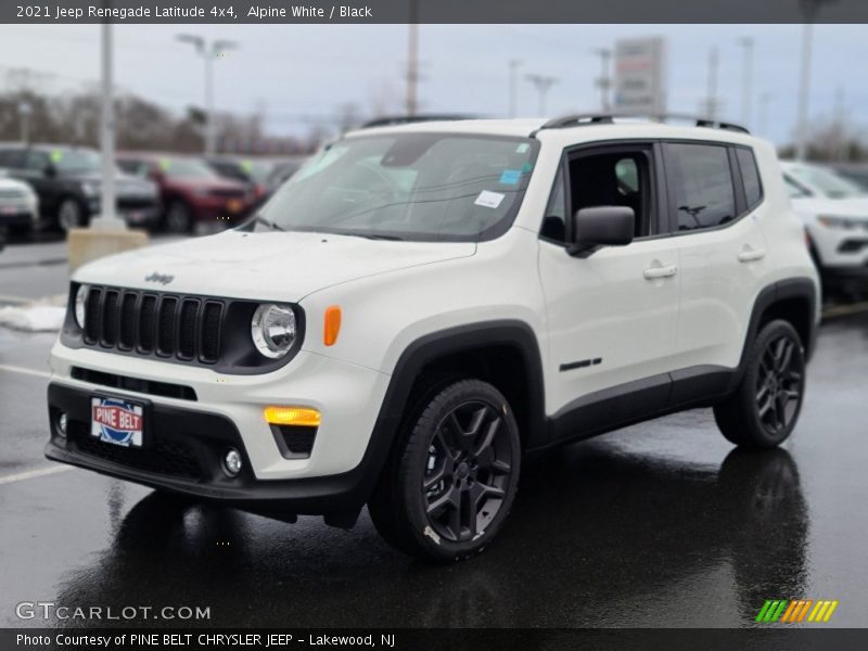 Alpine White / Black 2021 Jeep Renegade Latitude 4x4