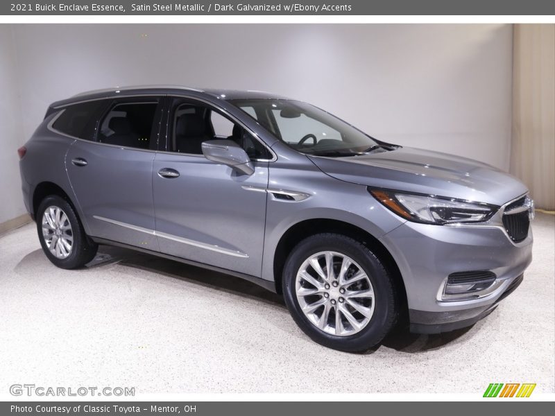 Satin Steel Metallic / Dark Galvanized w/Ebony Accents 2021 Buick Enclave Essence