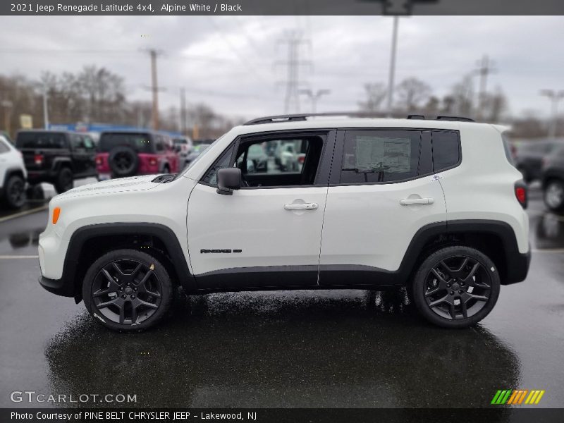 Alpine White / Black 2021 Jeep Renegade Latitude 4x4