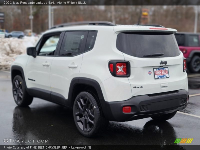 Alpine White / Black 2021 Jeep Renegade Latitude 4x4