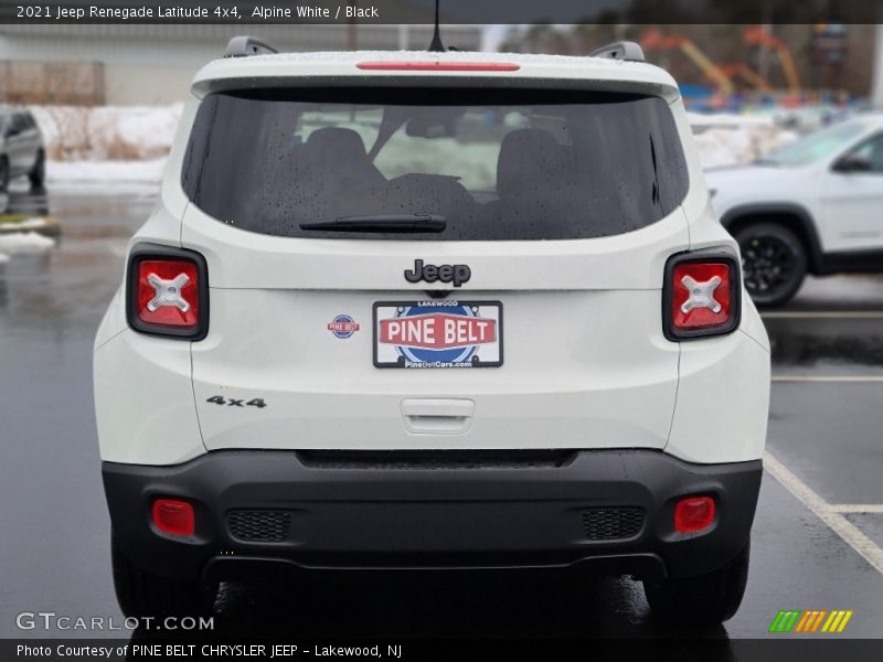 Alpine White / Black 2021 Jeep Renegade Latitude 4x4