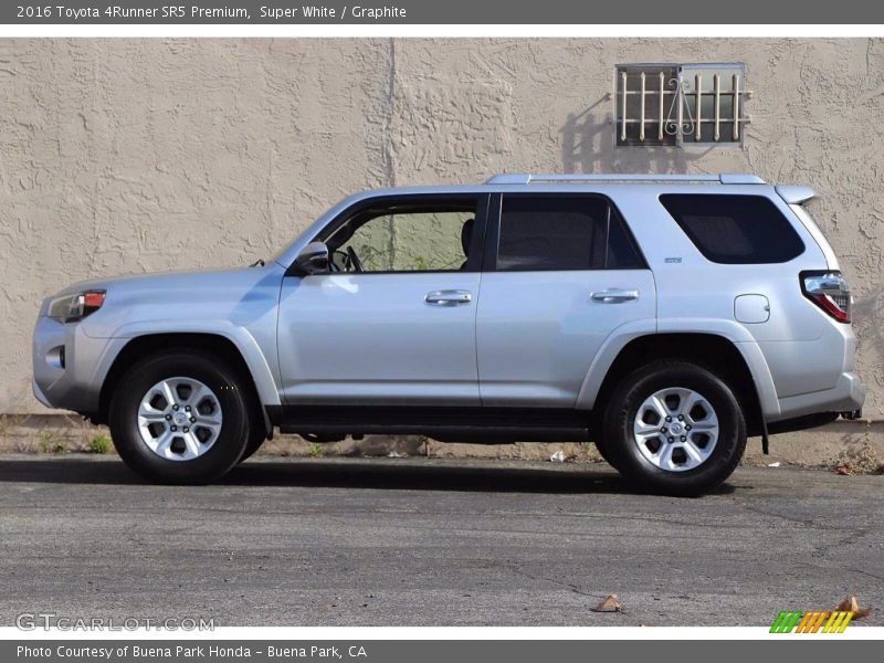 Super White / Graphite 2016 Toyota 4Runner SR5 Premium