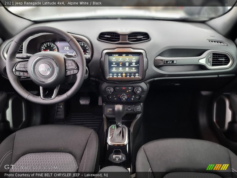 Alpine White / Black 2021 Jeep Renegade Latitude 4x4