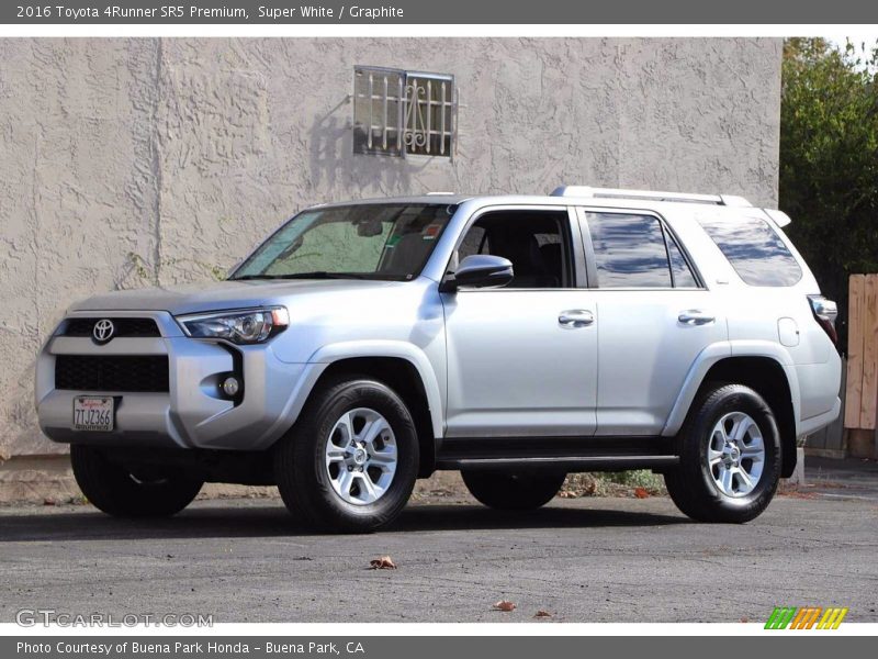 Super White / Graphite 2016 Toyota 4Runner SR5 Premium